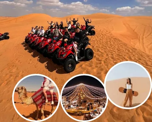 ATV Ride Dubai AED 140 per person desert experience